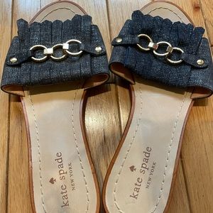 EUC Kate Spade summer slides